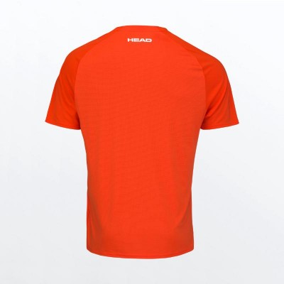 Camiseta Head TopSpin Mandarina Print Vision