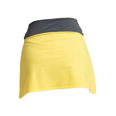 Falda Black Crown Helsinki Amarillo Gris