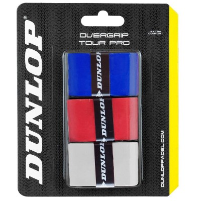 Blister Dunlop 3 Overgrips Tour Pro Colores