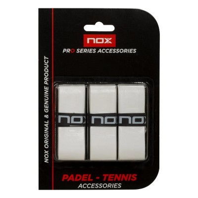 Blister Nox Pro Blanco 3 Overgrips