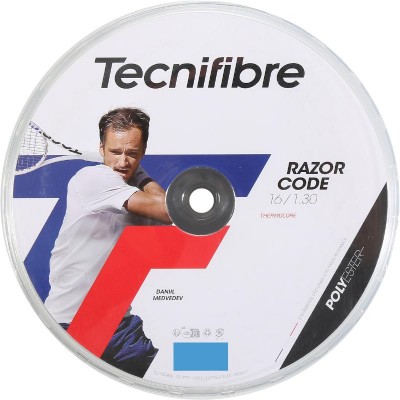 Bobina Cordaje 200m Tecnifibre Razor Code 1,30mm Azul