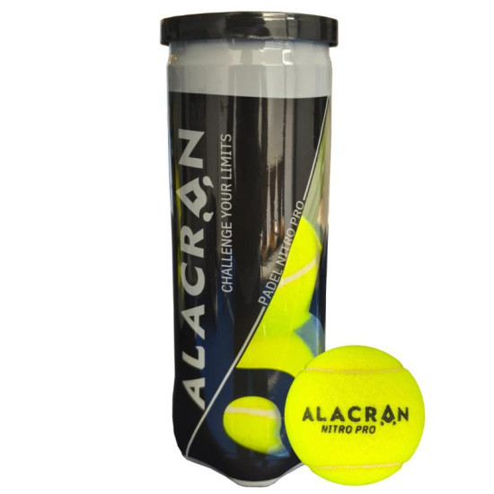 Bote de 3 Pelotas Alacran Nitro Pro
