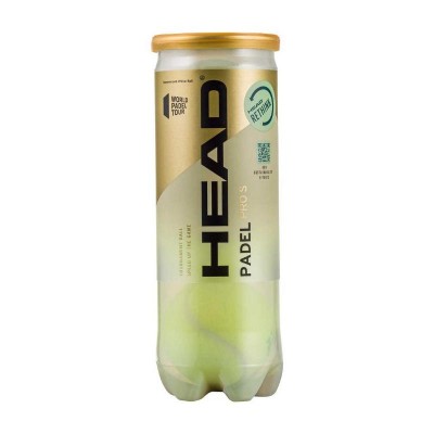 Bote de 3 Pelotas Head Padel Pro S