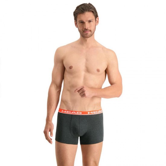 Boxers Head Basic Gris Rojo 2 Unidades