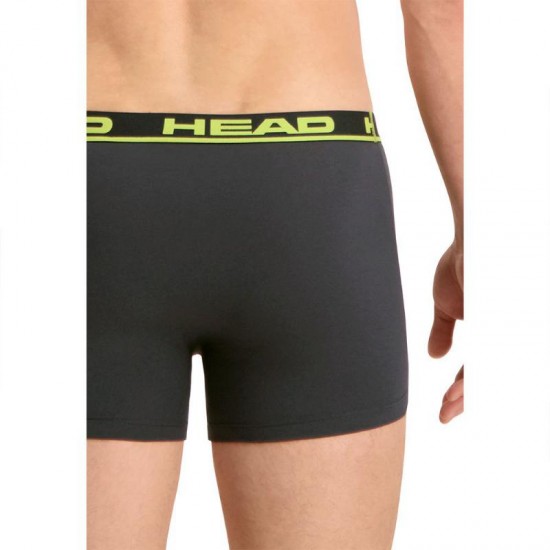 Boxers Head Basic Negro Lima 2 Unidades