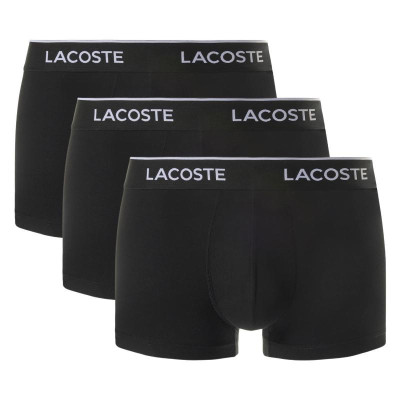 Boxers Lacoste Negro 3 Unidades