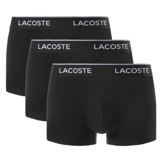 Boxers Lacoste Negro 3 Unidades