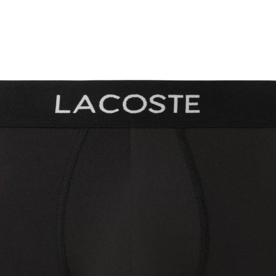 Boxers Lacoste Pique Negro 3 Unidades