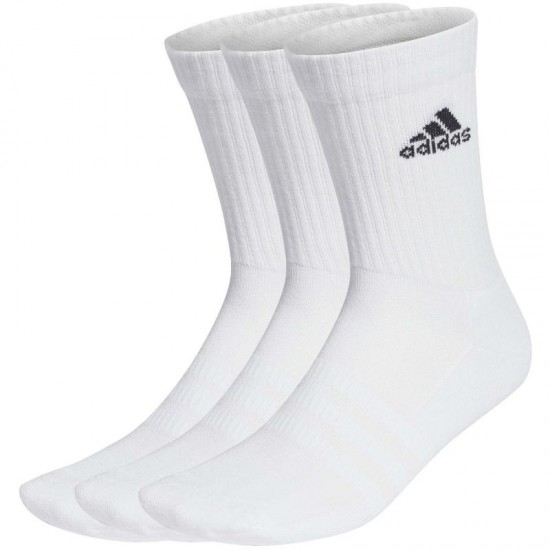 Calcetines Adidas Cushioned Blanco 3 Pares