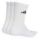Calcetines Adidas Essentials Crew Blanco 3 Pares