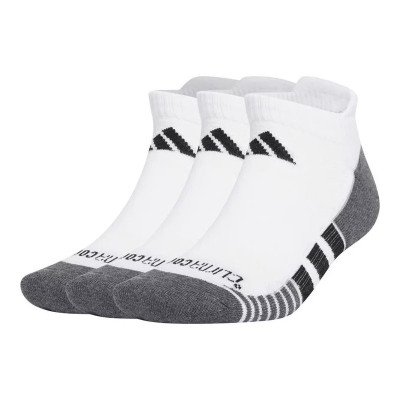 Calcetines Adidas Low Cut Blanco Negro 3 Pares