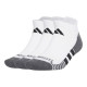 Calcetines Adidas Low Cut Blanco Negro 3 Pares