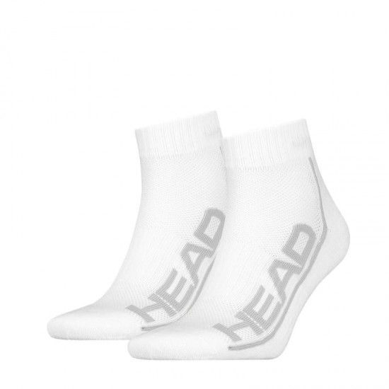 Calcetines Head Performance Quarter Blanco 2 Pares