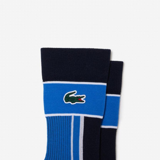 Calcetines Lacoste Sport Azul Blanco