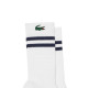 Calcetines Lacoste Sport Corte Alto Blanco Marino 1 Par