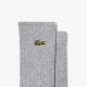 Calcetines Lacoste Sport Corte Alto Gris Blanco Azul 3 Pares