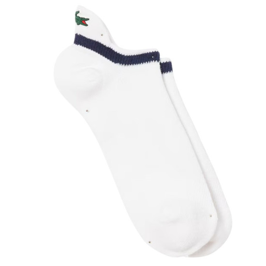 Calcetines Lacoste Sport Corte Bajo Blanco Marino 1 Par
