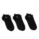 Calcetines Lacoste Sport Corte Bajo Negro 3 Pares