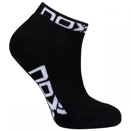 Calcetines Nox Tobillero Negro Blanco 1 Par