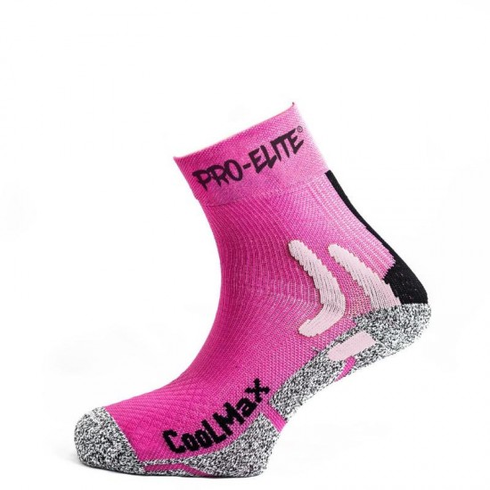 Calcetines Pro Elite Coolmax Rosa 1 Par