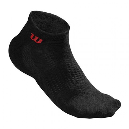 Calcetines Wilson Quarter Negro 3 Pares