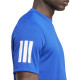 Camiseta Adidas Club 3 Stripes Azul Royal Blanco