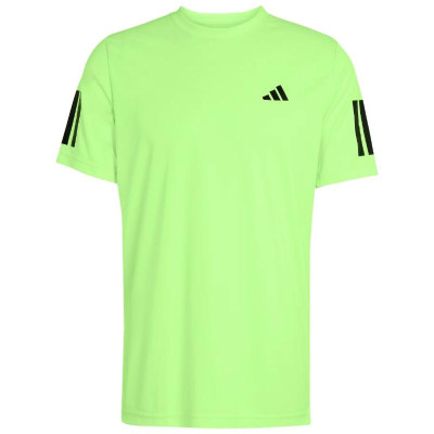 Camiseta Adidas Club 3 Stripes Lucid Limon
