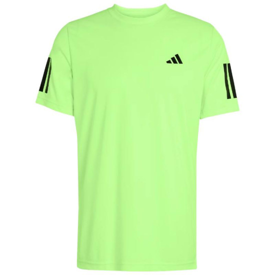 Camiseta Adidas Club 3 Stripes Lucid Limon