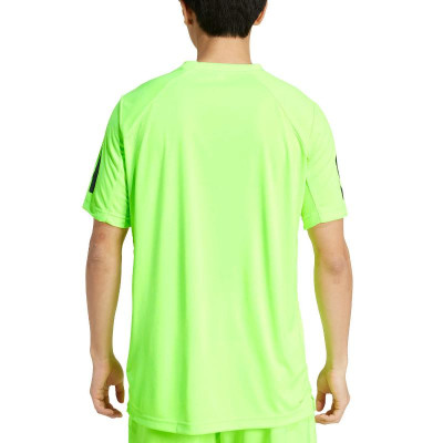 Camiseta Adidas Club 3 Stripes Lucid Limon