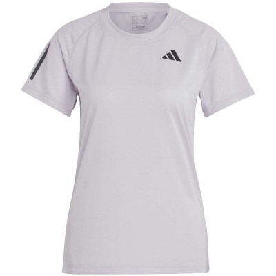 Camiseta Adidas Club Lavanda Negro Mujer