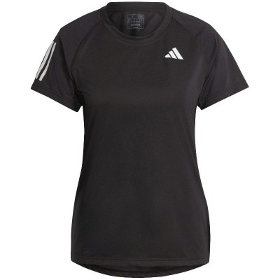 Camiseta Adidas Club Negro Blanco Mujer