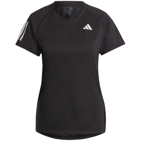 Camiseta Adidas Club Negro Blanco Mujer