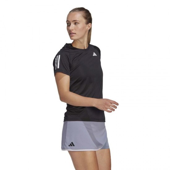 Camiseta Adidas Club Negro Blanco Mujer