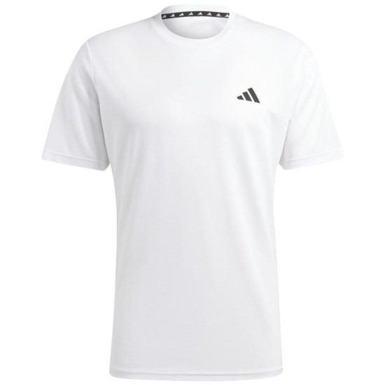 Camiseta Adidas Essentials Base Blanco Negro