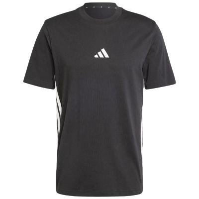 Camiseta Adidas Essentials Negro Blanco