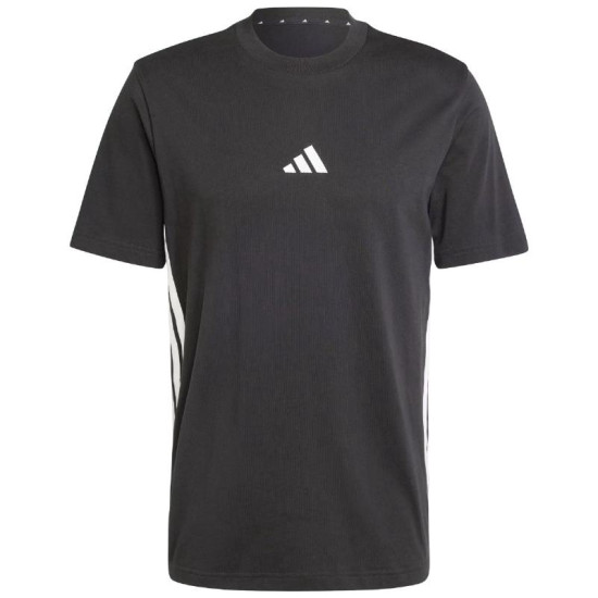 Camiseta Adidas Essentials Negro Blanco