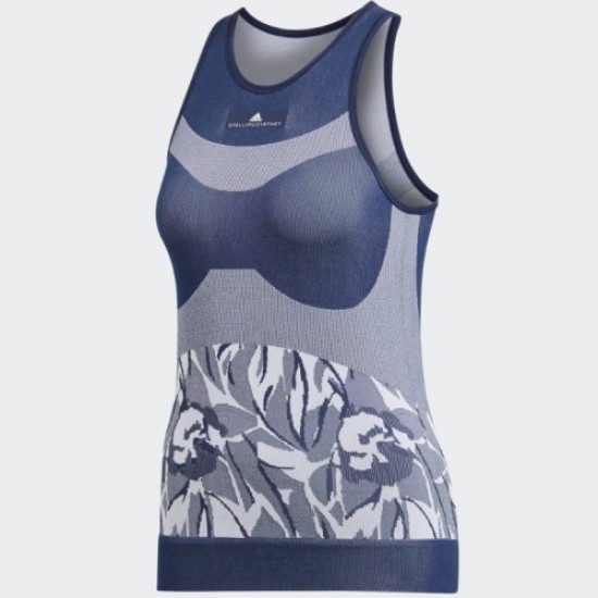 Camiseta Adidas Stella McCartney Seamless Azul Oscuro