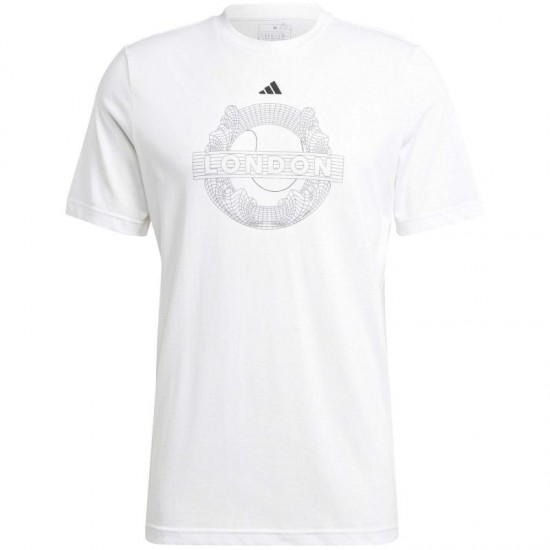 Camiseta Adidas Wimblendon TNS Blanco