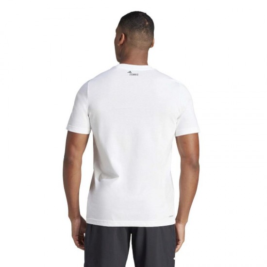 Camiseta Adidas Wimblendon TNS Blanco