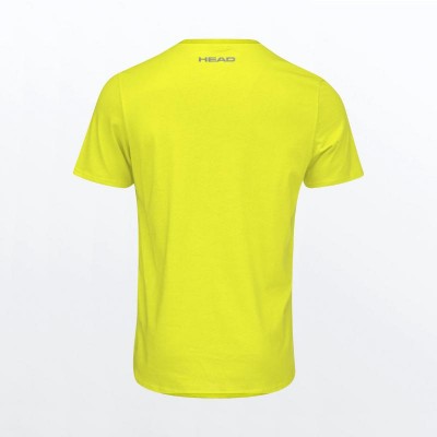 Camiseta Algodon Head Club Ivan Amarillo Blanco