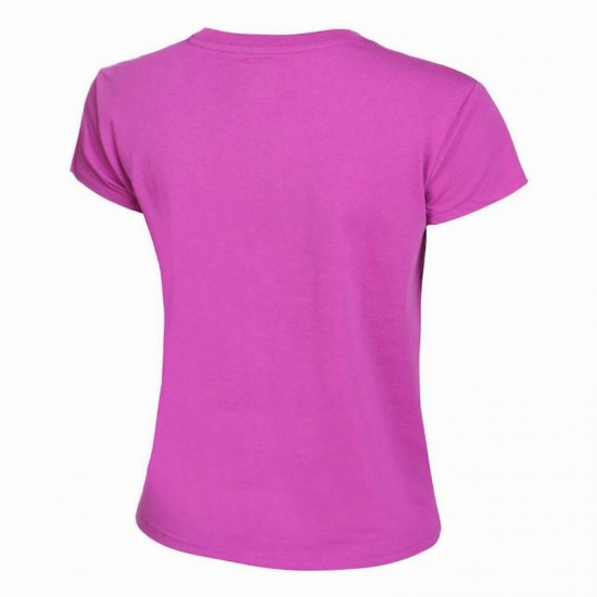 Camiseta Asics Big Logo Tee Lavanda Mujer