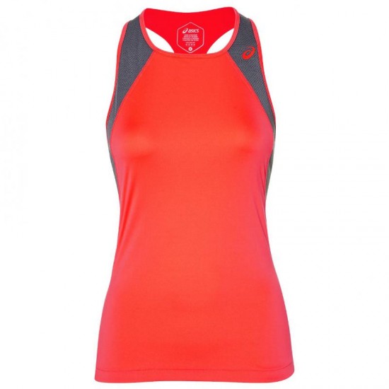 Camiseta Asics Club Flash Coral