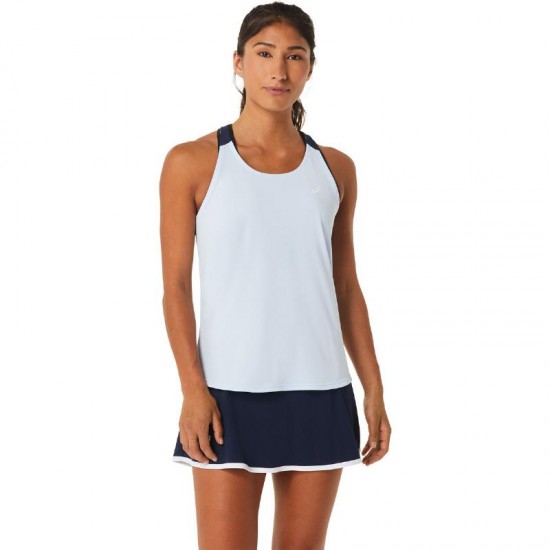 Camiseta Asics Court Azul Cielo Marino