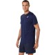 Camiseta Asics Court Stripe Marino Negro