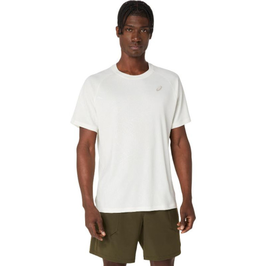 Camiseta Asics Game All Over Print SS Top Crema