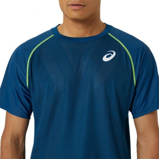 Camiseta Asics Match Azul Mako