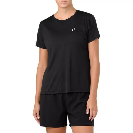 Camiseta Asics Silver Negro Mujer