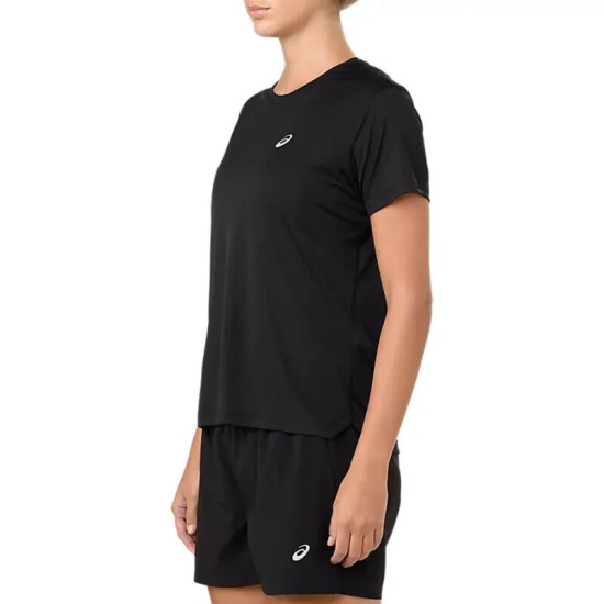 Camiseta Asics Silver Negro Mujer