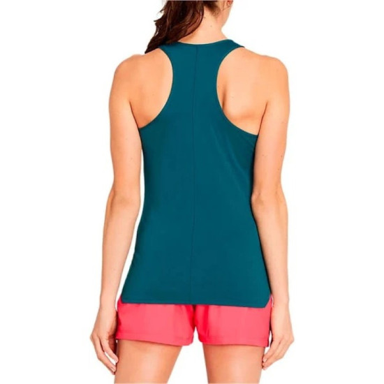 Camiseta Asics Silver Tank Verde Mujer