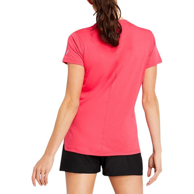 Camiseta Asics Silver Top Rosa Mujer